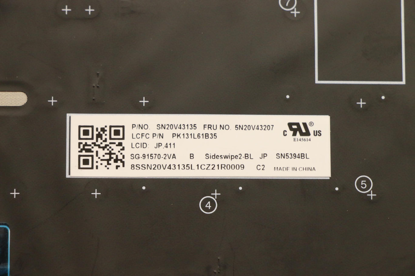 Lenovo Cmsk-Cs20,Bk-Bl,Ltn,Jpn - 5N20V43207