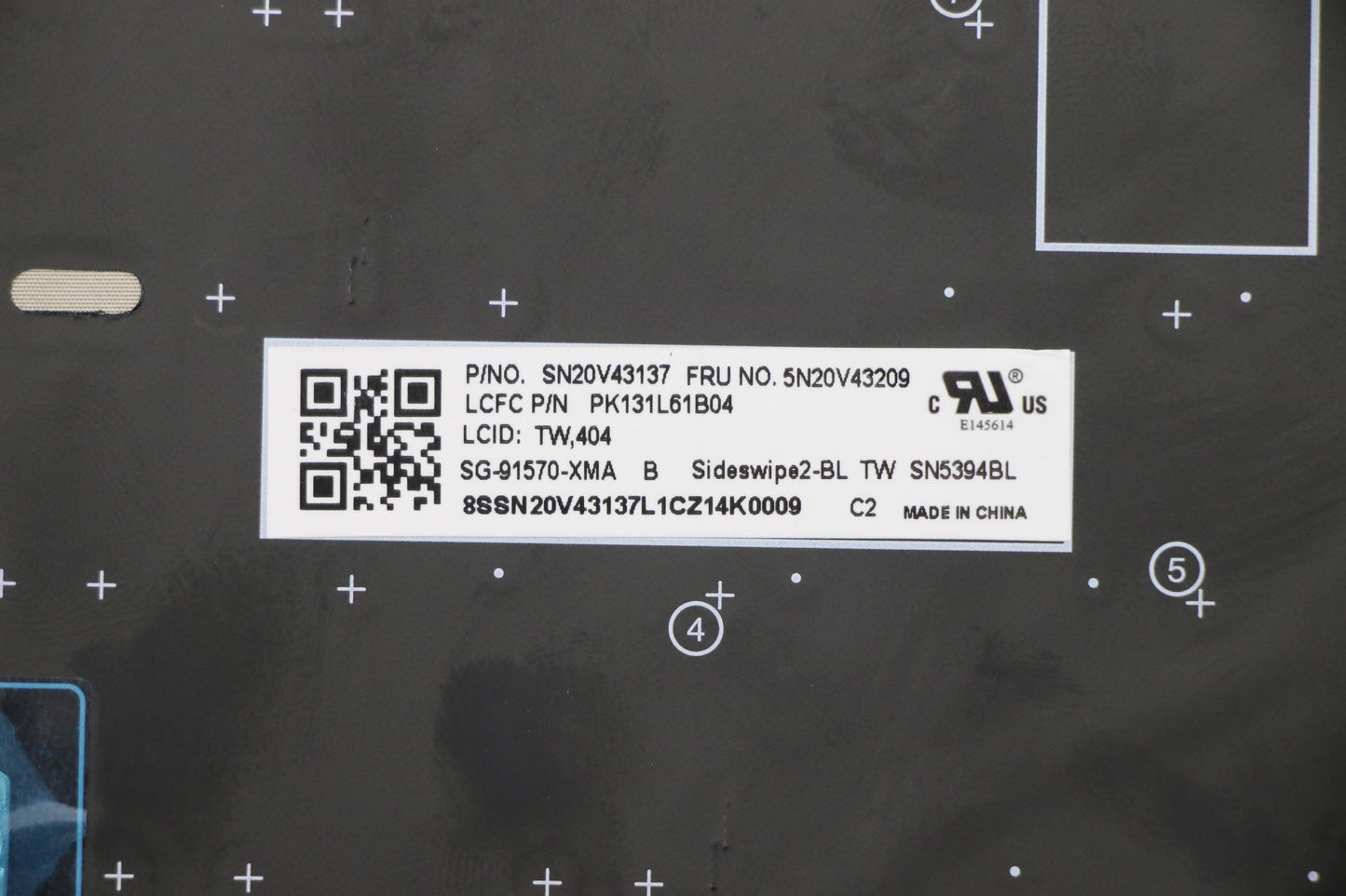 Lenovo Cmsk-Cs20,Bk-Bl,Ltn,Tc - 5N20V43209