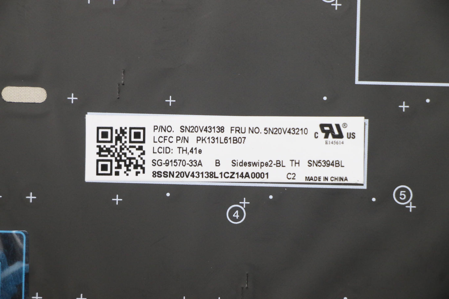 Lenovo Cmsk-Cs20,Bk-Bl,Ltn,Thai - 5N20V43210
