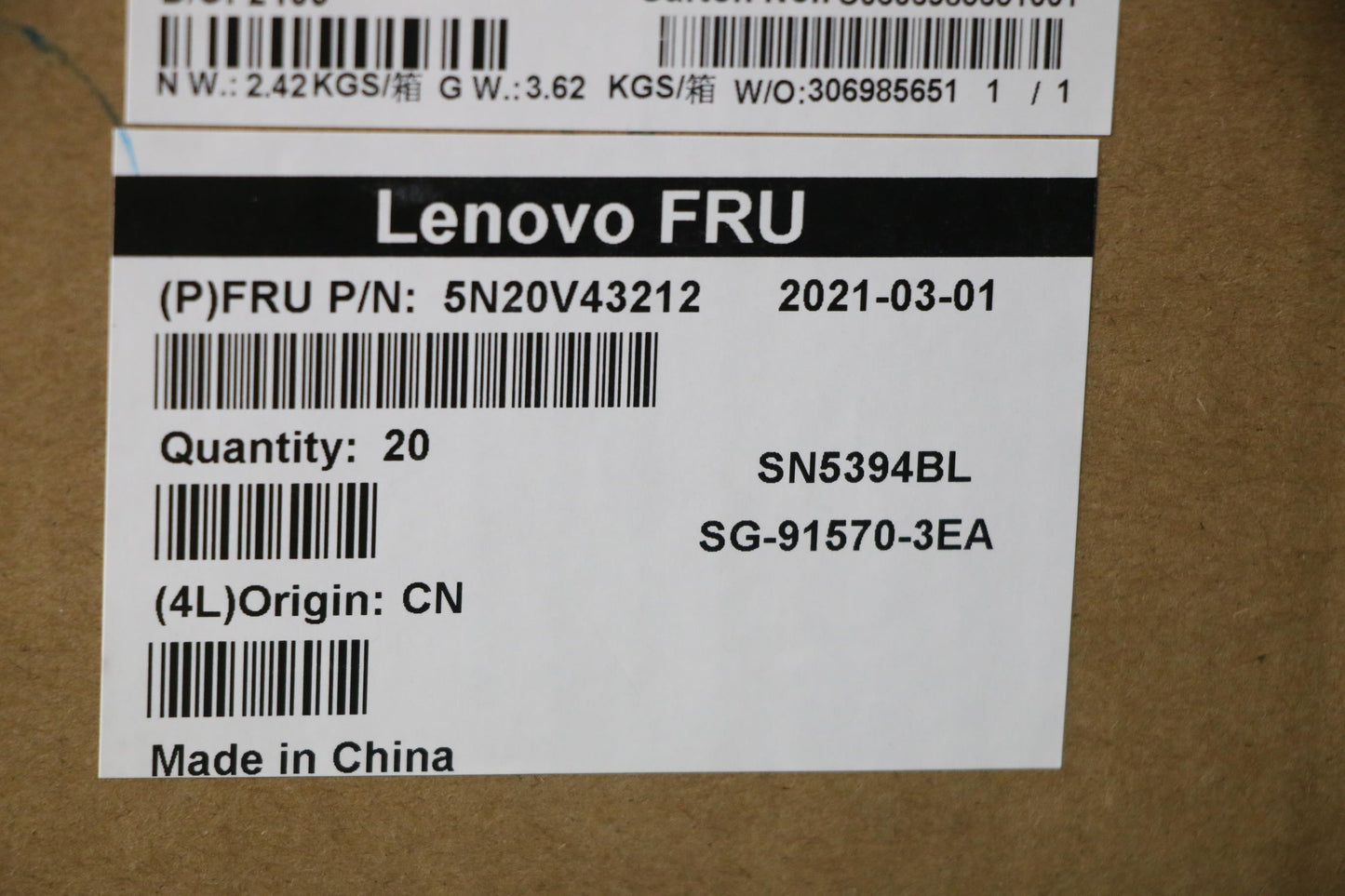 Lenovo Cmsk-Cs20,Bk-Bl,Ltn,Ind Eng - 5N20V43212