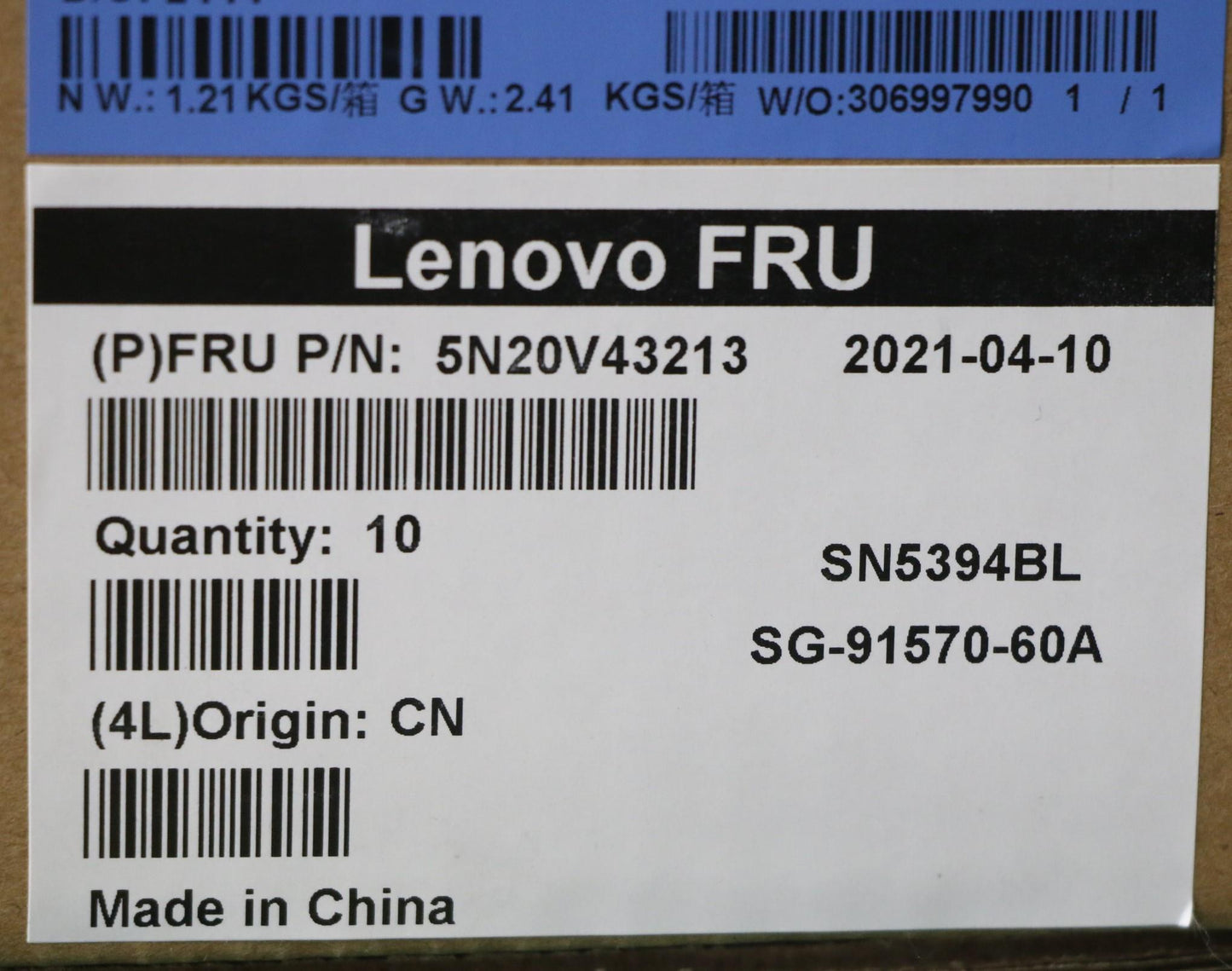 Lenovo Cmsk-Cs20,Bk-Bl,Ltn,Est - 5N20V43213