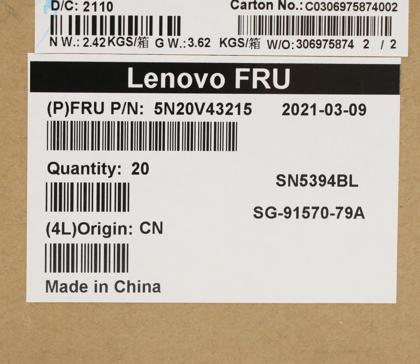 Lenovo Cmsk-Cs20,Bk-Bl,Ltn,Nordic - 5N20V43215