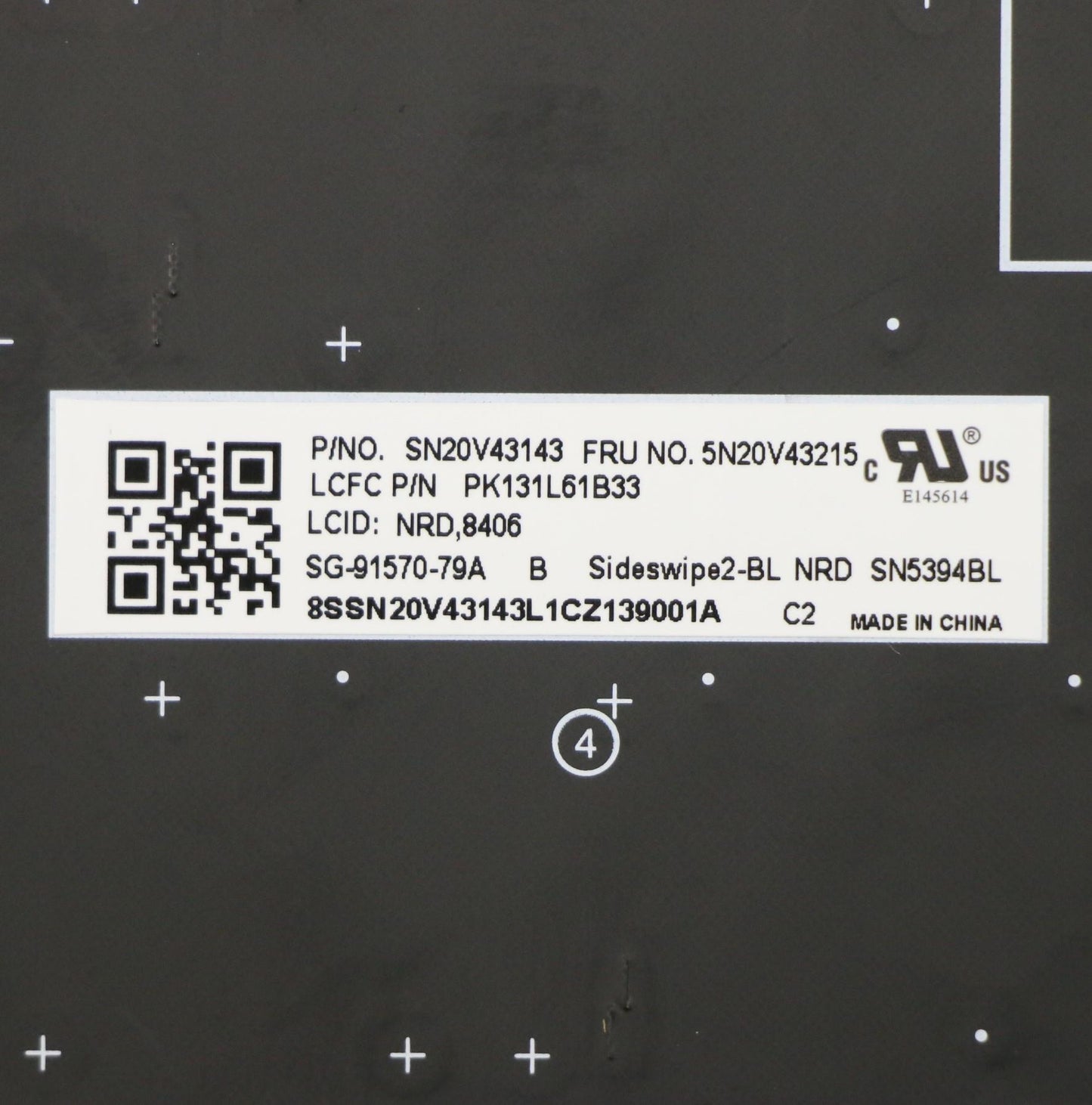 Lenovo Cmsk-Cs20,Bk-Bl,Ltn,Nordic - 5N20V43215
