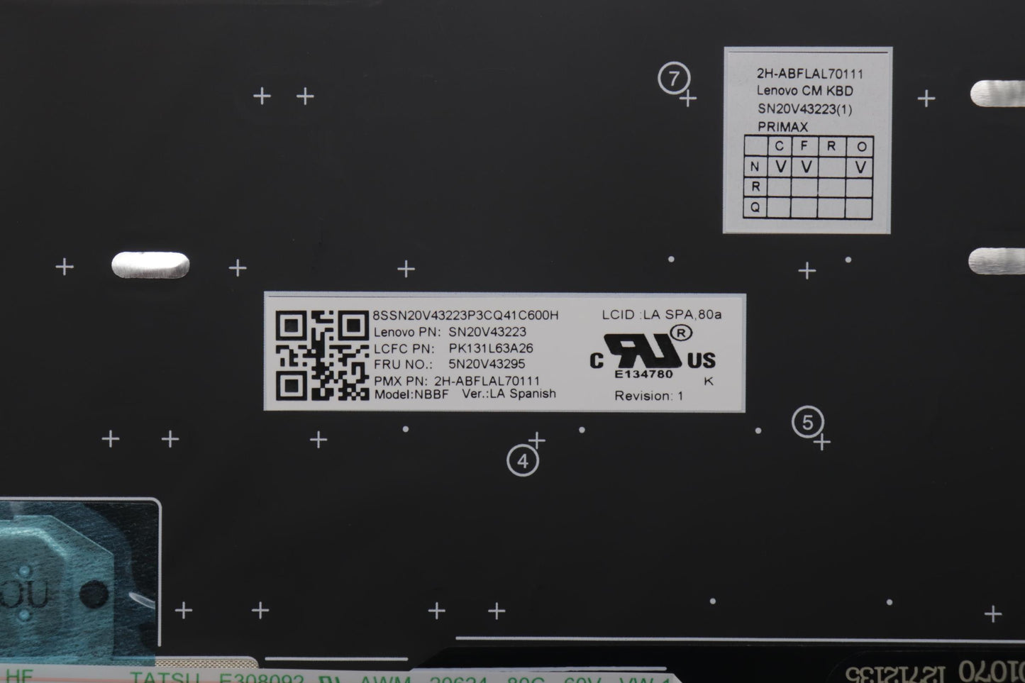 Lenovo Cmsk-Cs20,Bk-Nbl,Pmx,La Spa - 5N20V43295