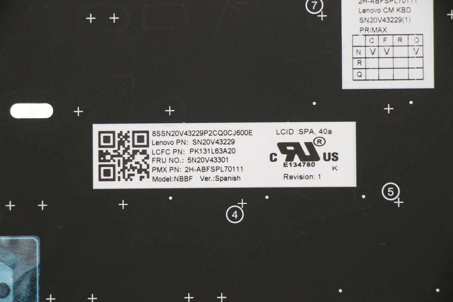 Lenovo Cmsk-Cs20,Bk-Nbl,Pmx,Spa - 5N20V43301