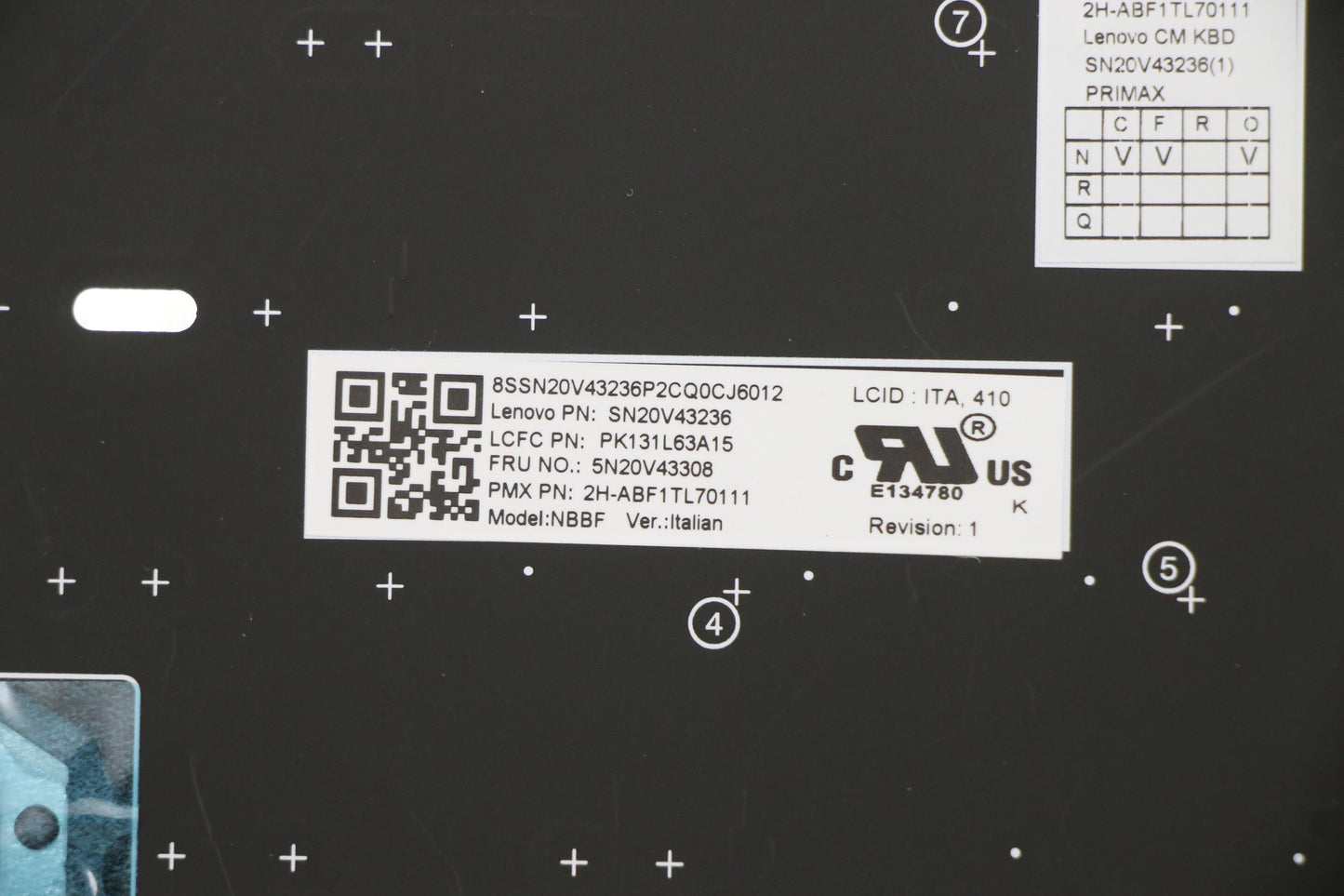 Lenovo Cmsk-Cs20,Bk-Nbl,Pmx,Ita - 5N20V43308