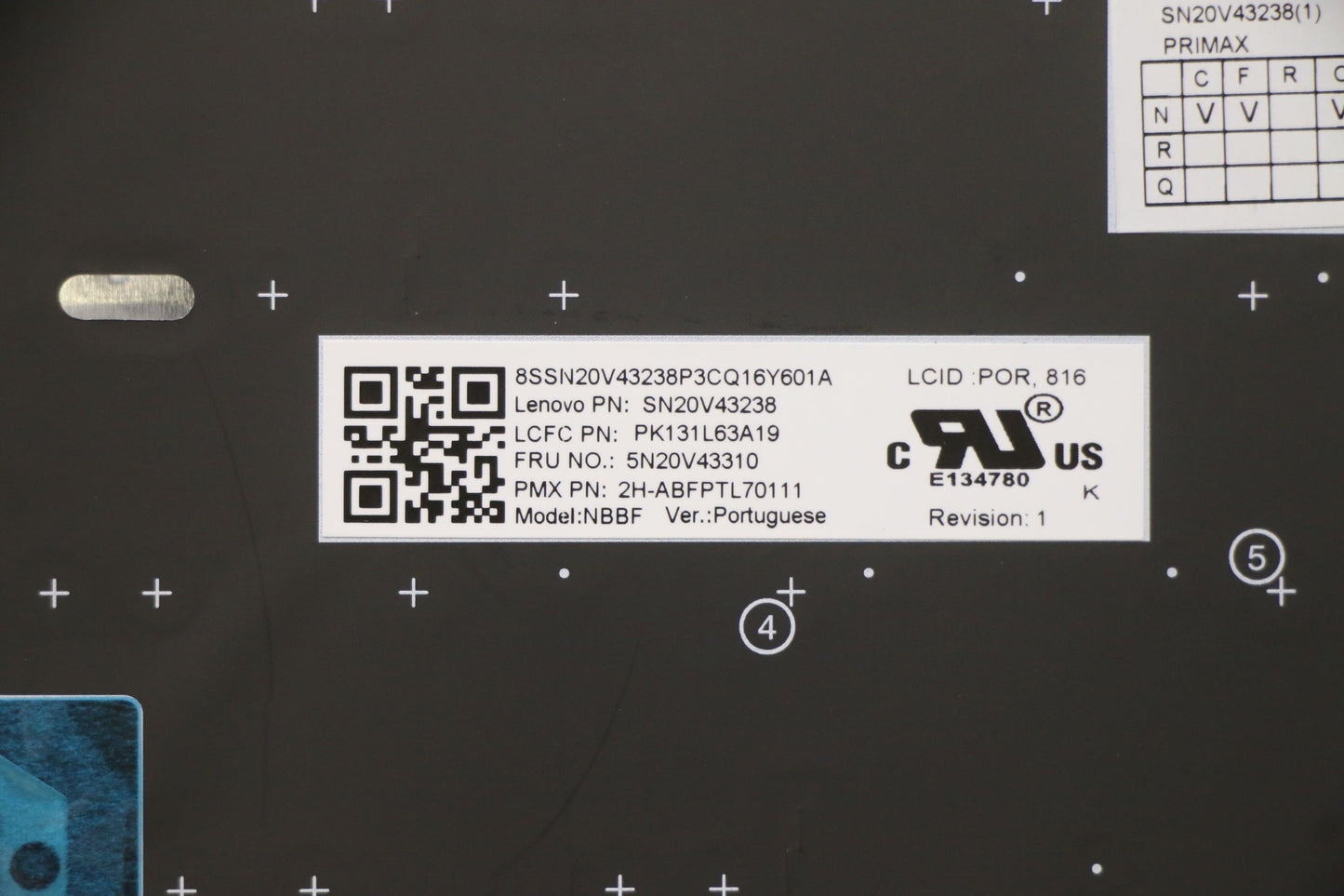 Lenovo Cmsk-Cs20,Bk-Nbl,Pmx,Por - 5N20V43310