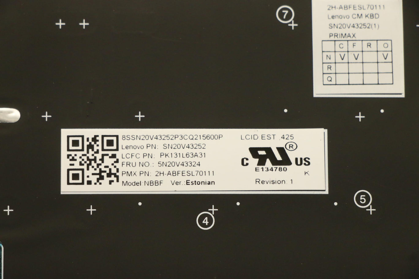 Lenovo Cmsk-Cs20,Bk-Nbl,Pmx,Est - 5N20V43324
