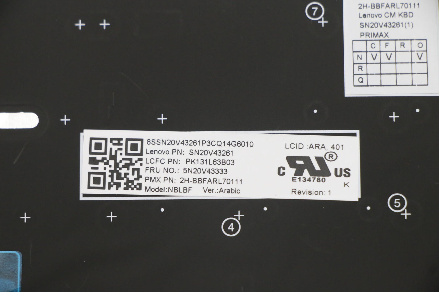 Lenovo Cmsk-Cs20,Bk-Bl,Pmx,Ara - 5N20V43333