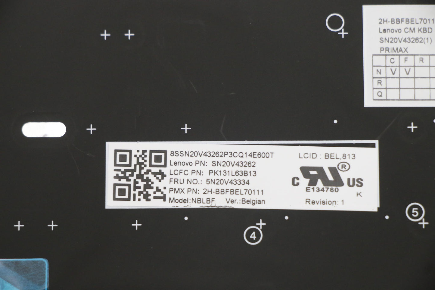 Lenovo Cmsk-Cs20,Bk-Bl,Pmx,Bel - 5N20V43334