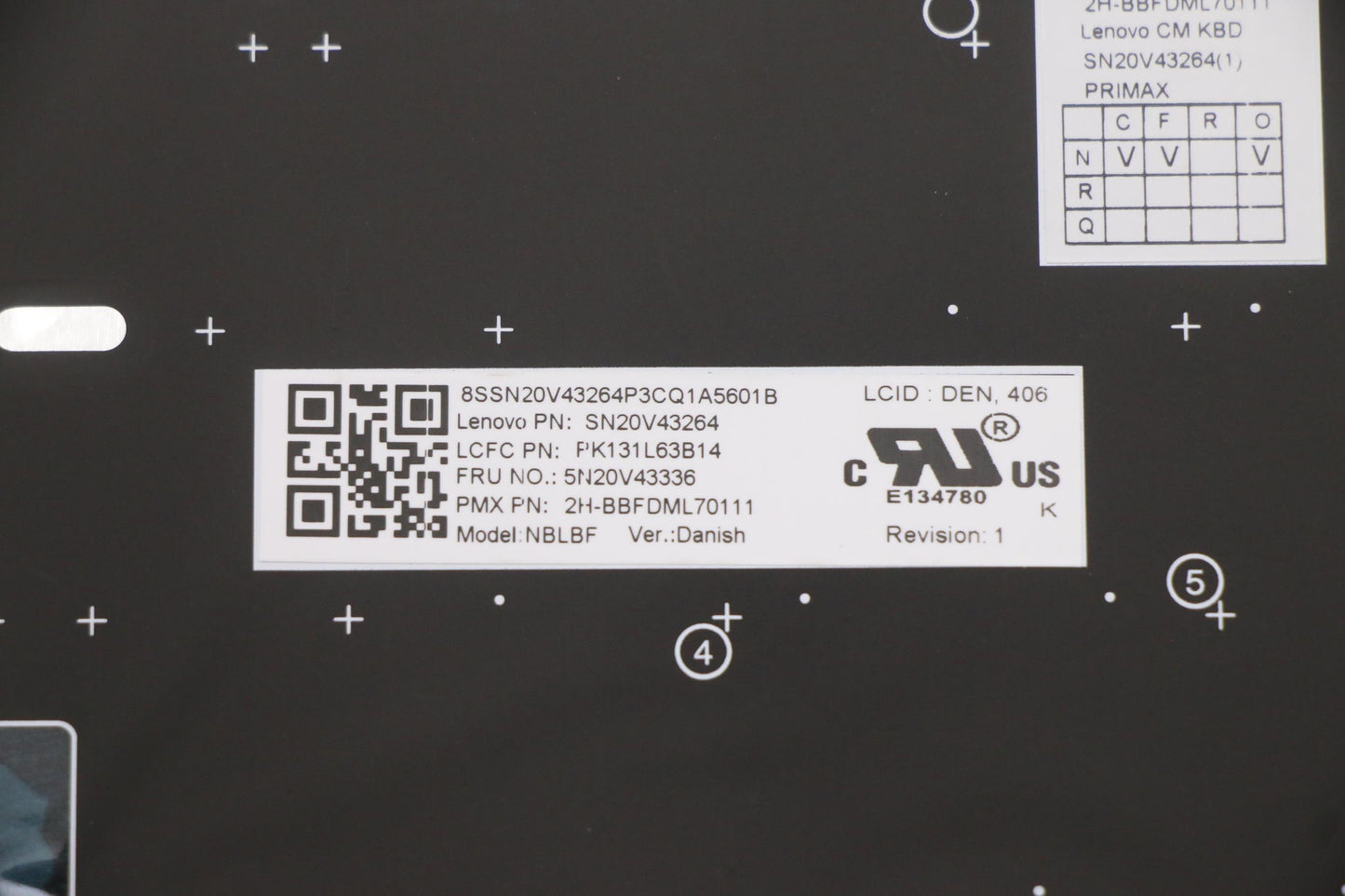 Lenovo Cmsk-Cs20,Bk-Bl,Pmx,Den - 5N20V43336
