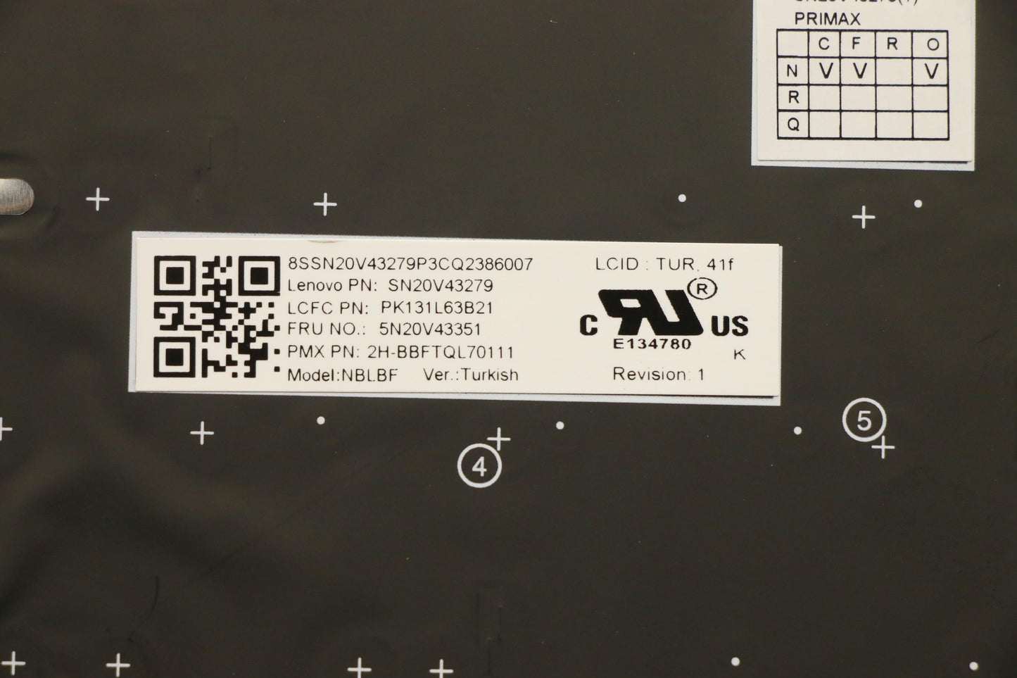 Lenovo Cmsk-Cs20,Bk-Bl,Pmx,Tur - 5N20V43351