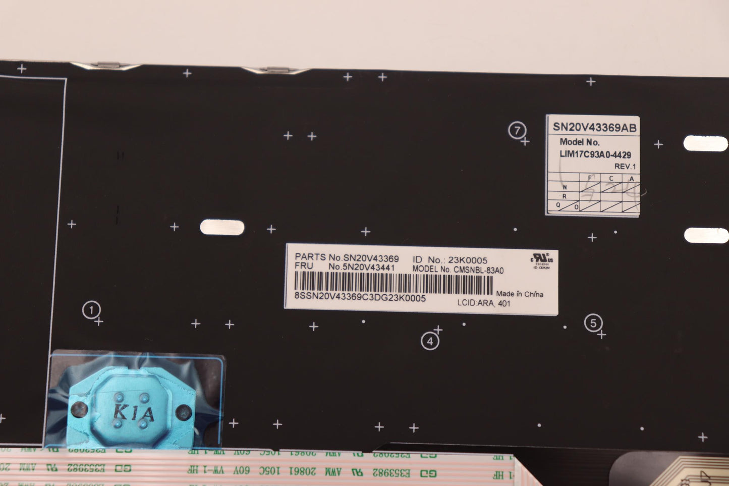 Lenovo Nb_Kyb Cmsk-Cs20Sv-Nblchyara - 5N20V43441