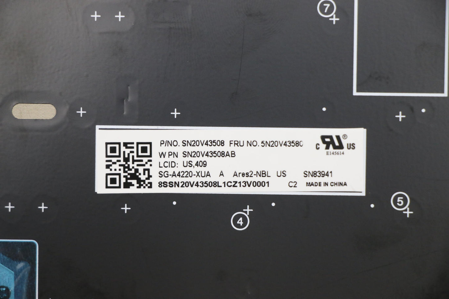 Lenovo Nb_Kyb Cmsk-Cs20Sv-Nblltneng - 5N20V43580
