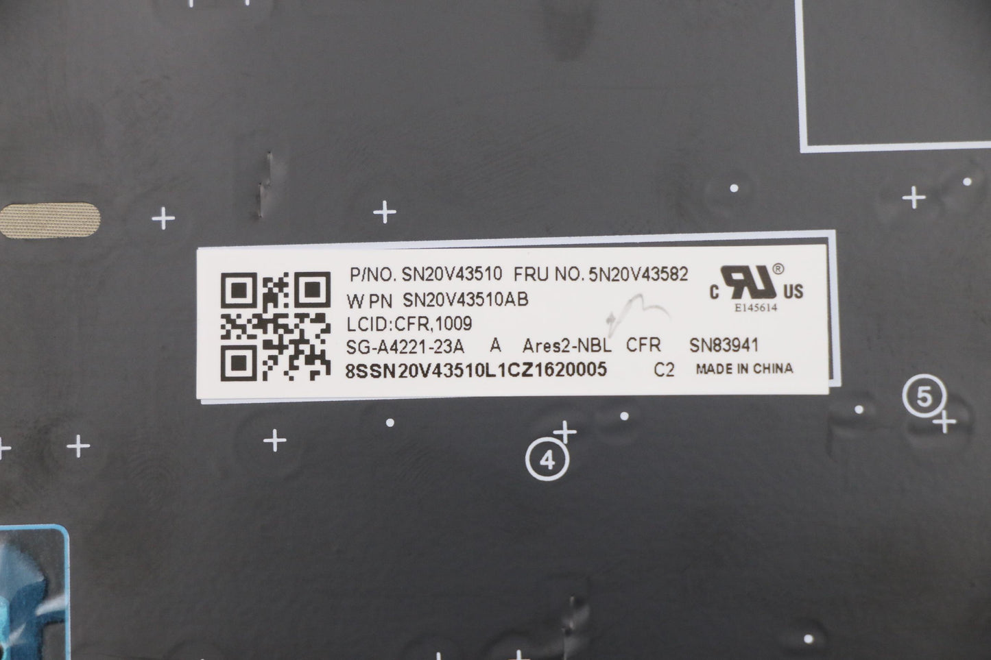 Lenovo Nb_Kyb Cmsk-Cs20Sv-Nblltn058 F - 5N20V43582