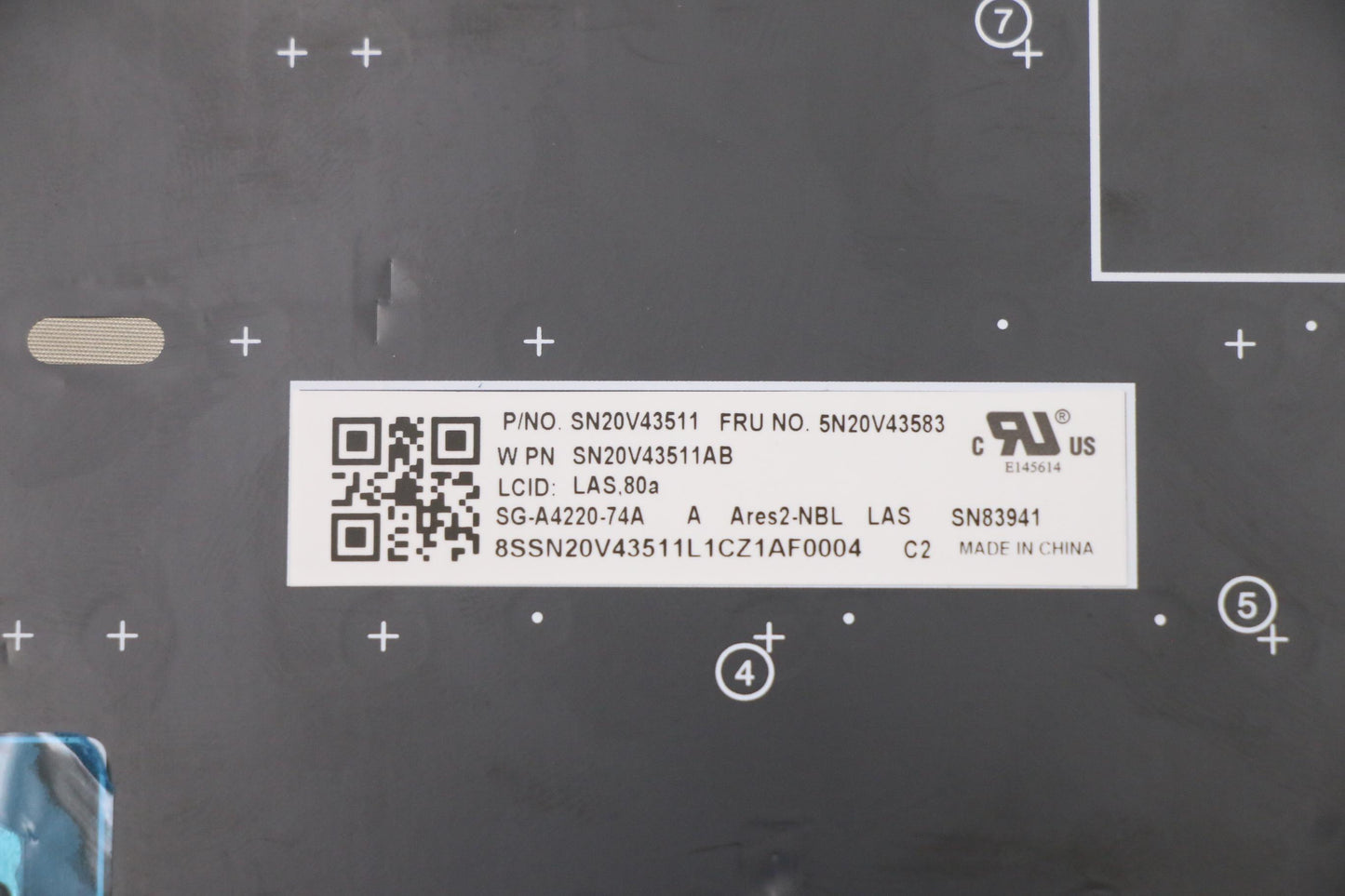 Lenovo Nb_Kyb Cmsk-Cs20Sv-Nblltnla Sp - 5N20V43583