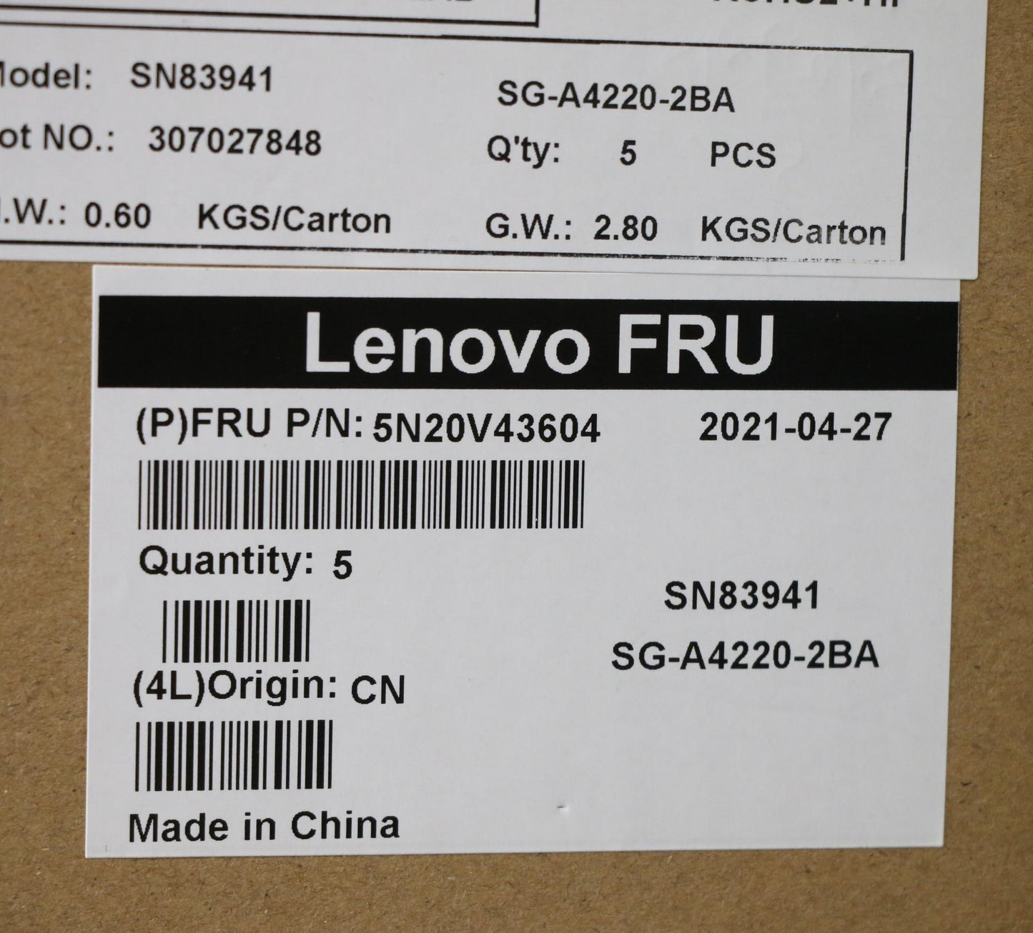 Lenovo Nb_Kyb Cmsk-Cs20Sv-Nblltnuke - 5N20V43604