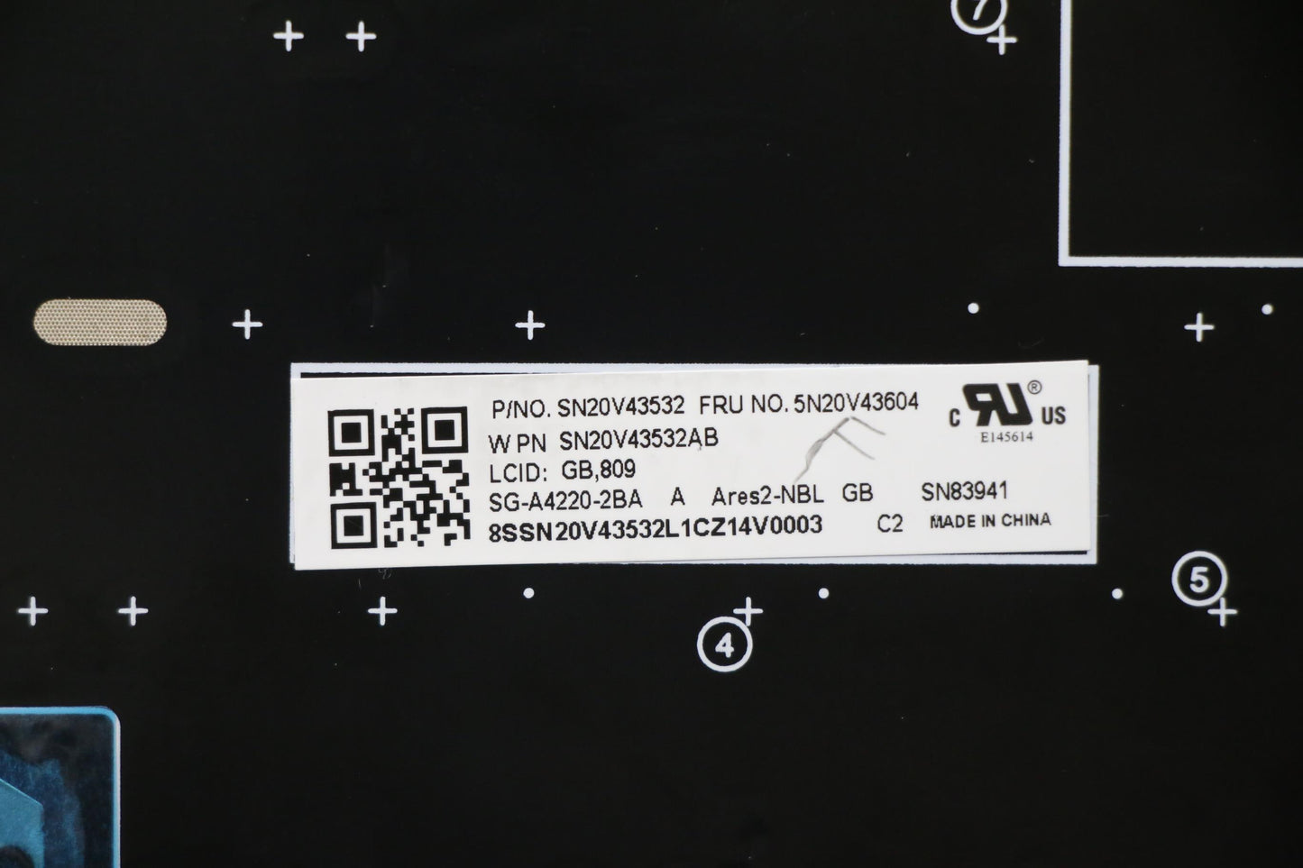 Lenovo Nb_Kyb Cmsk-Cs20Sv-Nblltnuke - 5N20V43604