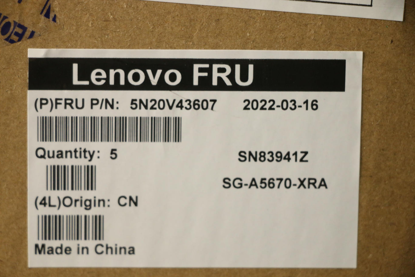 Lenovo Nb_Kyb Cmsk-Cs20Sv-Nblltnkor - 5N20V43607