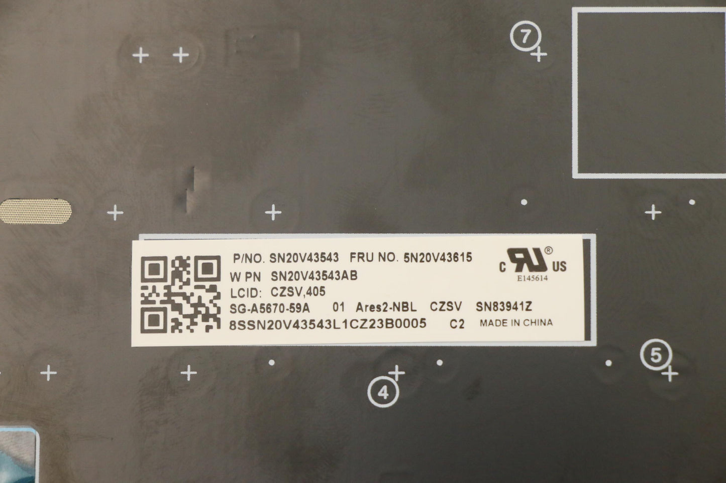 Lenovo Nb_Kyb Cmsk-Cs20Sv-Nblltncze/S - 5N20V43615