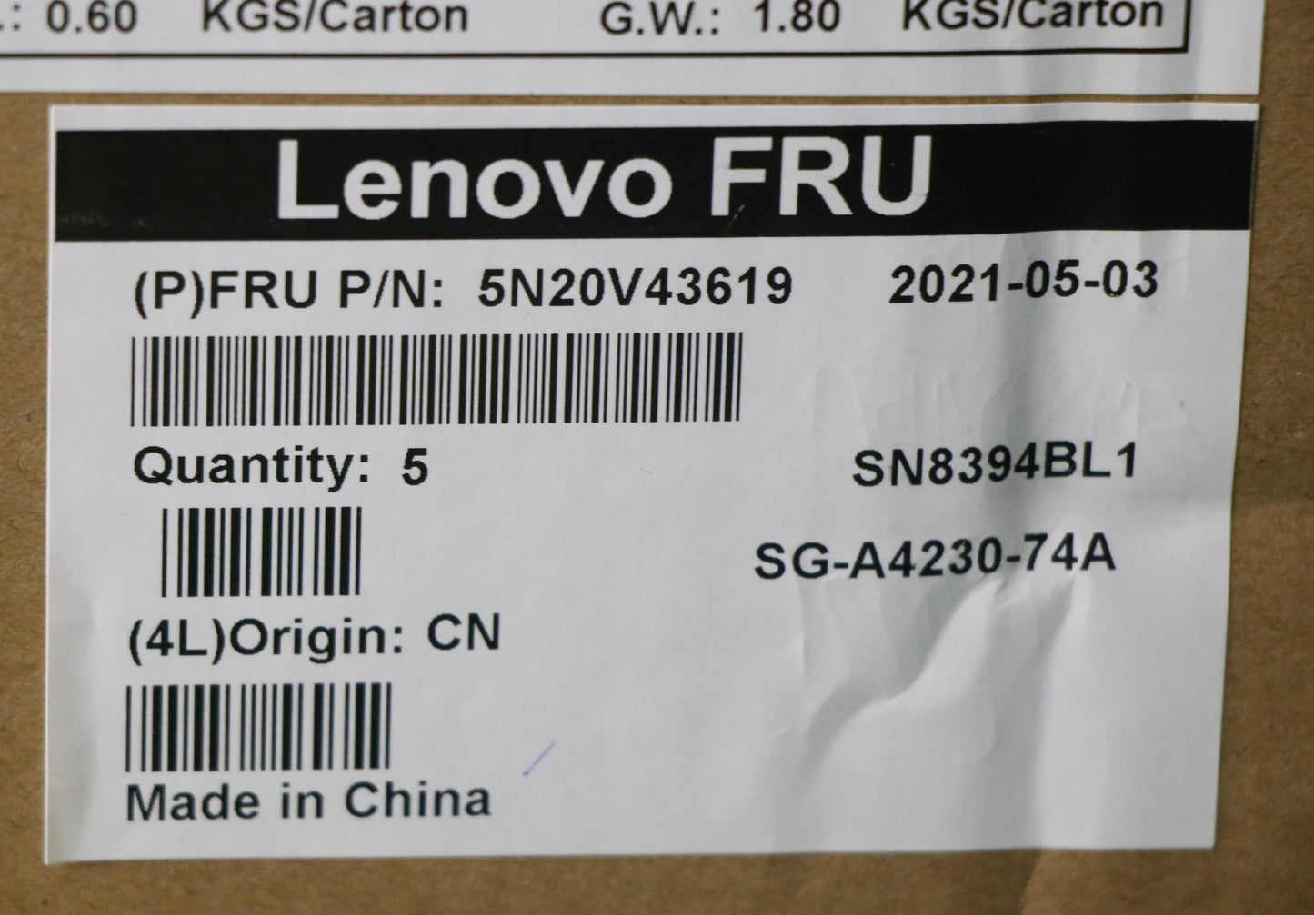 Lenovo Nb_Kyb Cmsk-Cs20Sv-Blltnla Spa - 5N20V43619