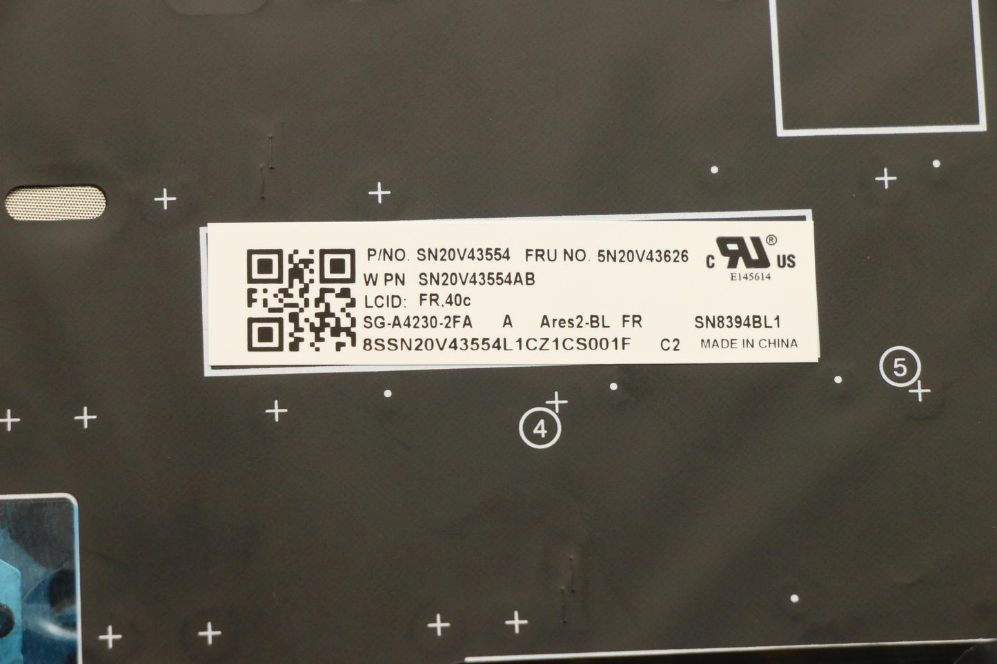 Lenovo Nb_Kyb Cmsk-Cs20Sv-Blltnfra - 5N20V43626