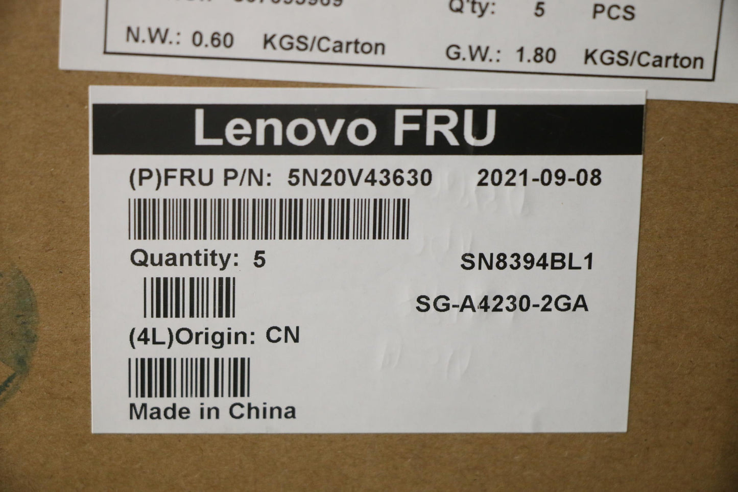 Lenovo Nb_Kyb Cmsk-Cs20Sv-Blltnhun - 5N20V43630