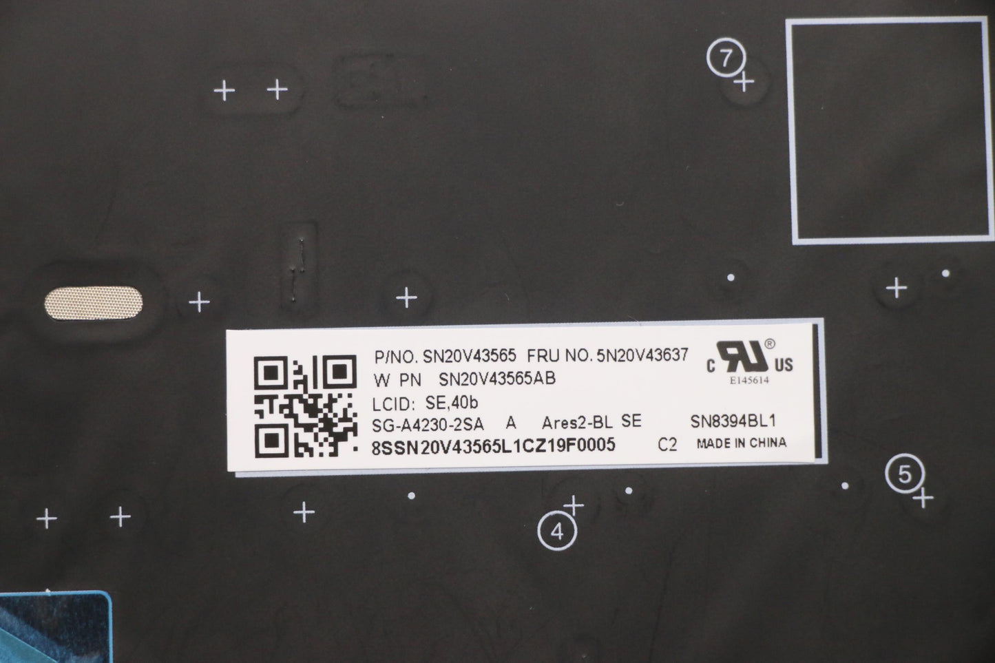 Lenovo Nb_Kyb Cmsk-Cs20Sv-Blltnswe/Fi - 5N20V43637