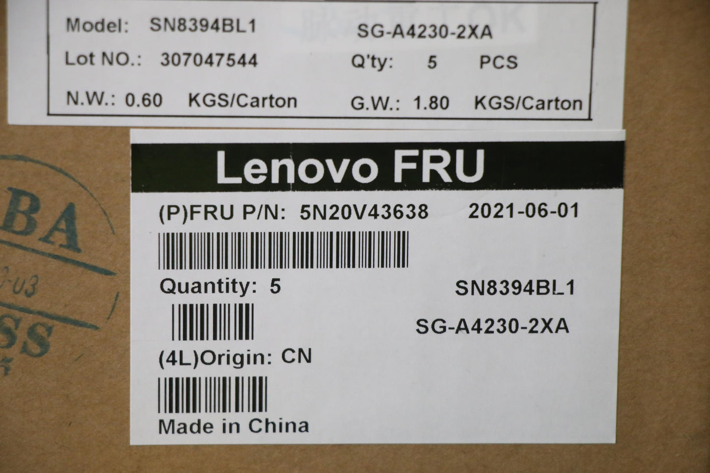 Lenovo Nb_Kyb Cmsk-Cs20Sv-Blltnsws - 5N20V43638