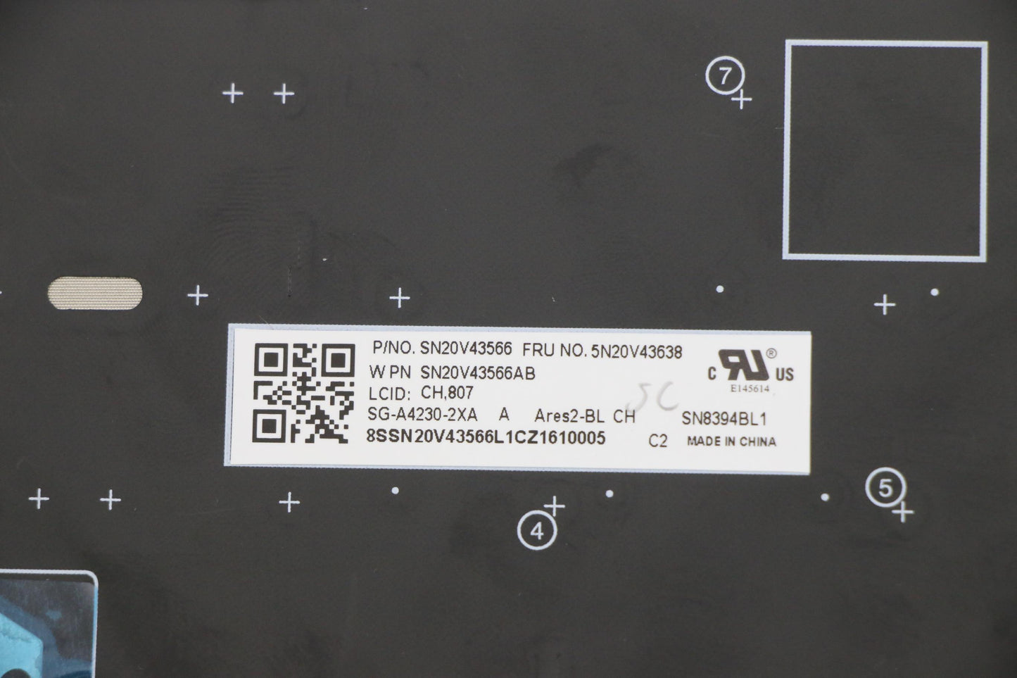 Lenovo Nb_Kyb Cmsk-Cs20Sv-Blltnsws - 5N20V43638