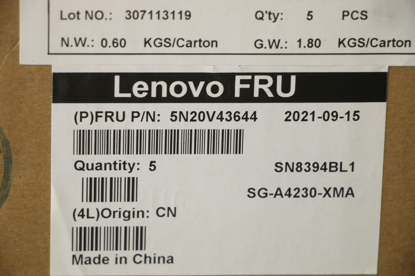 Lenovo Nb_Kyb Cmsk-Cs20Sv-Blltntc - 5N20V43644