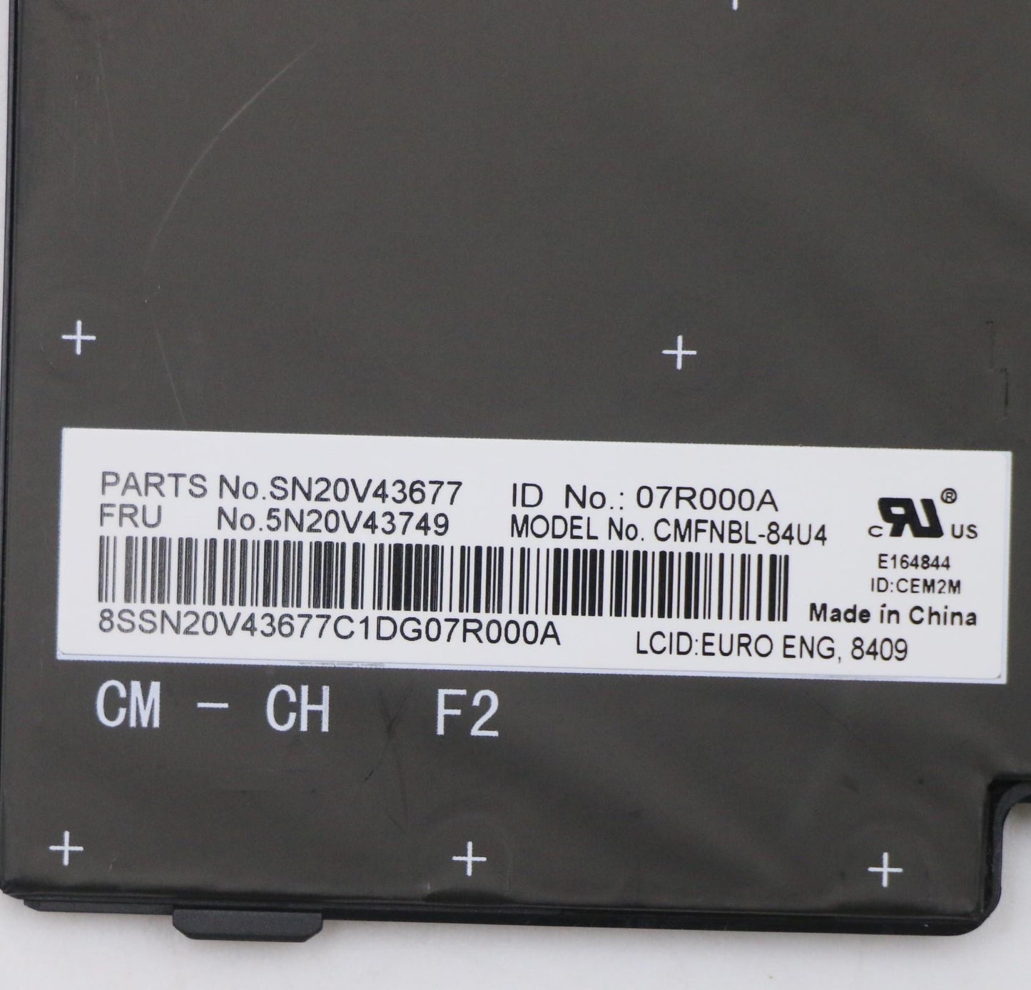 Lenovo Cmfl-Cs20,Bk-Nbl,Chy,Euro Eng - 5N20V43749