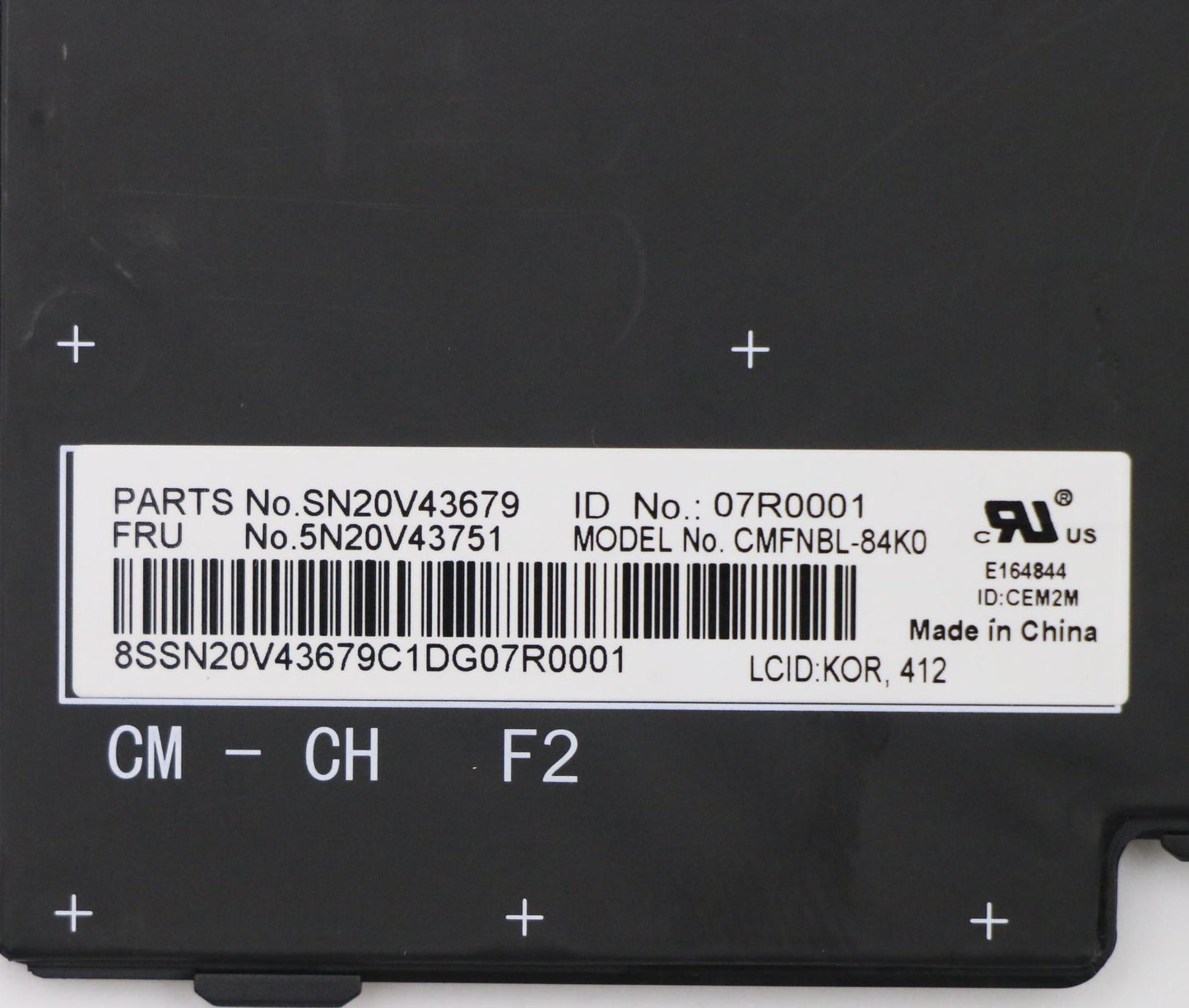 Lenovo Cmfl-Cs20,Bk-Nbl,Chy,Kor - 5N20V43751