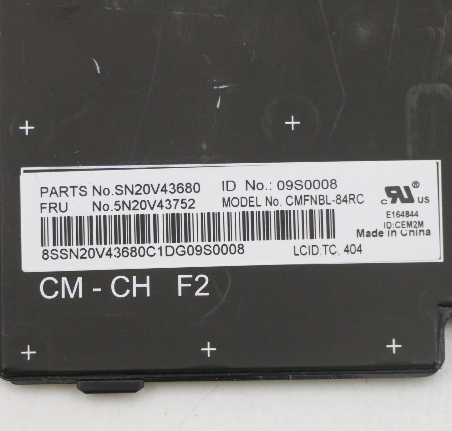 Lenovo Cmfl-Cs20,Bk-Nbl,Chy,Tc - 5N20V43752