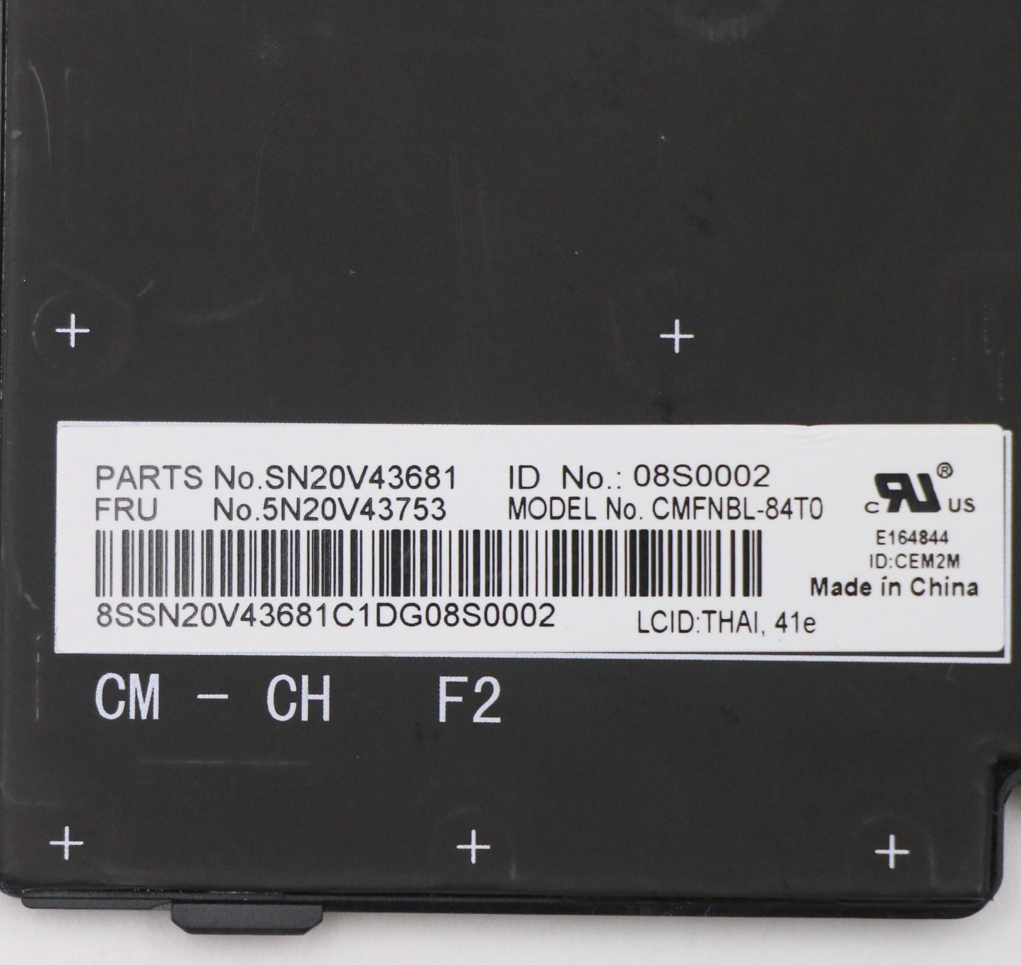 Lenovo Cmfl-Cs20,Bk-Nbl,Chy,Thai - 5N20V43753