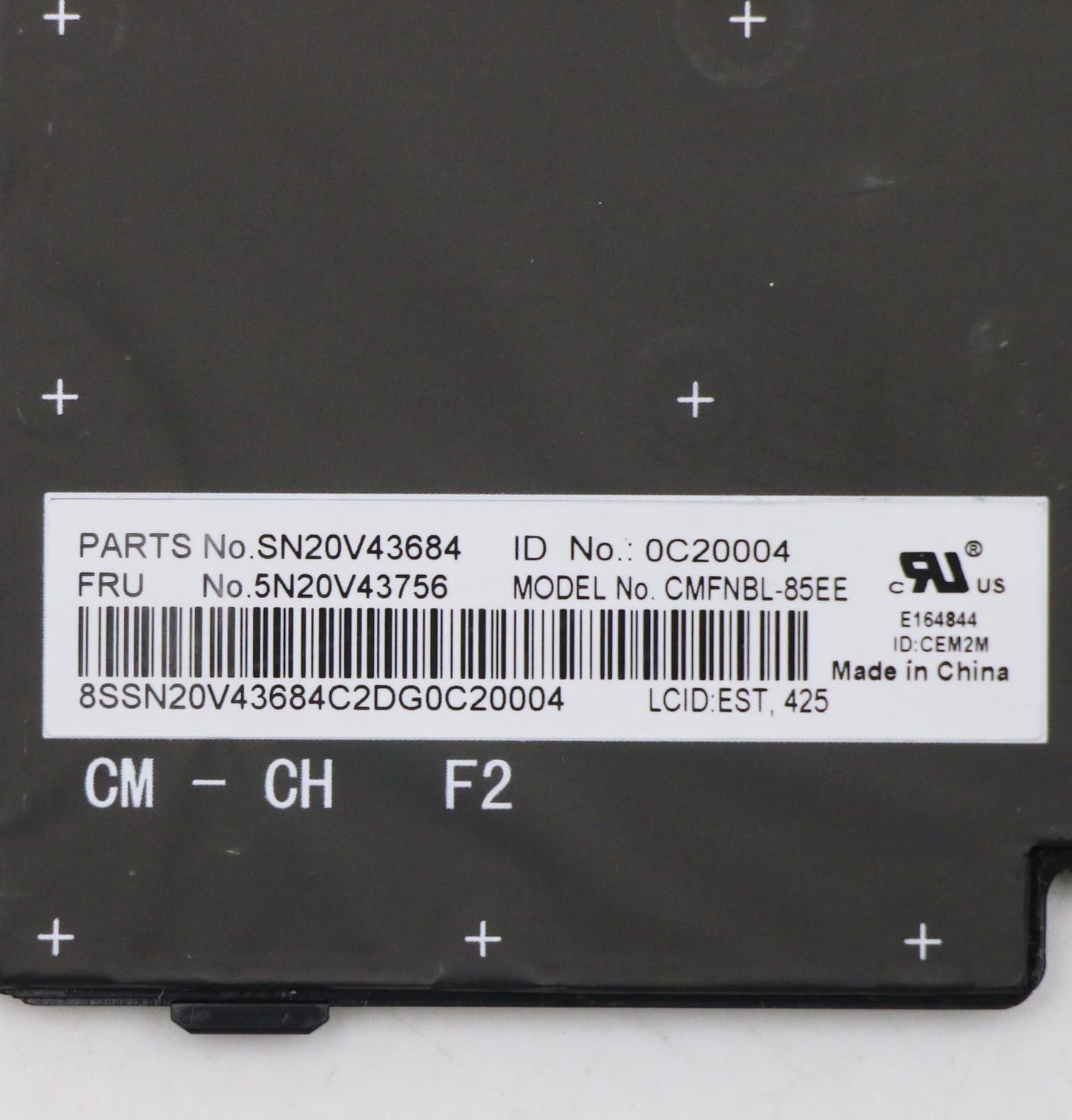 Lenovo Cmfl-Cs20,Bk-Nbl,Chy,Est - 5N20V43756