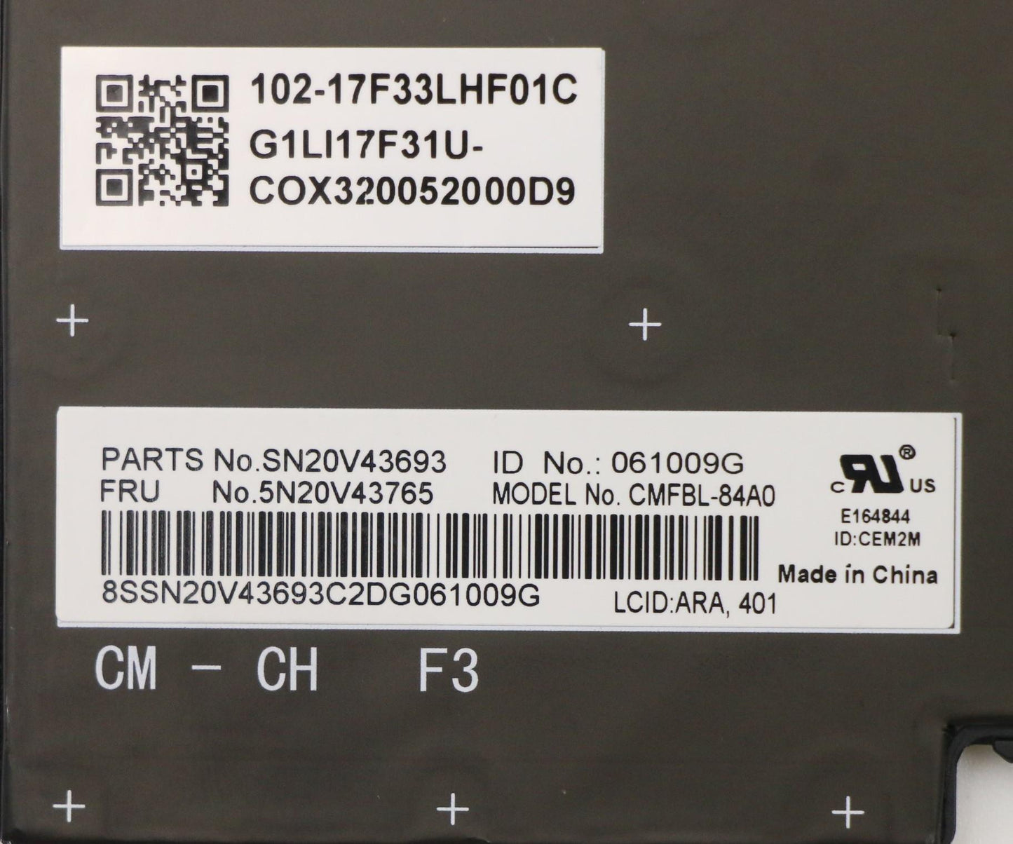 Lenovo Cmfl-Cs20,Bk-Bl,Chy,Ara - 5N20V43765