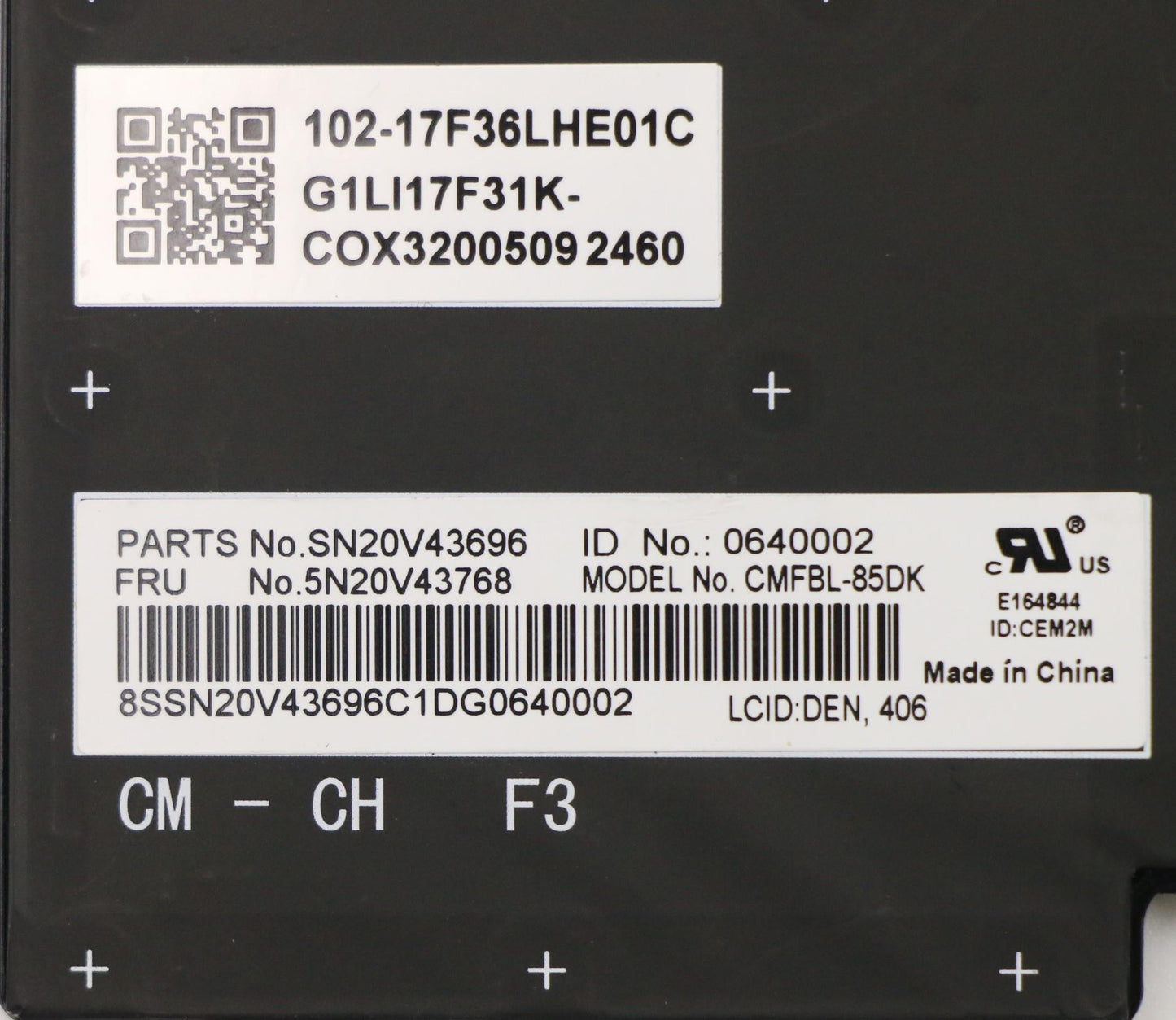 Lenovo Cmfl-Cs20,Bk-Bl,Chy,Den - 5N20V43768