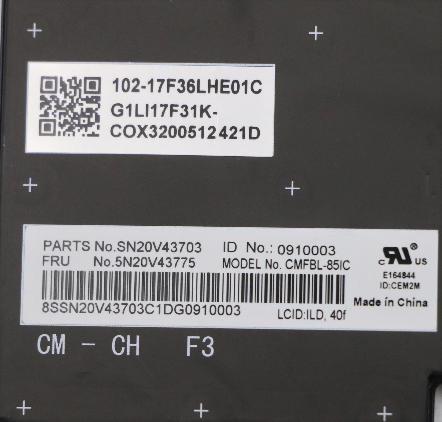 Lenovo Cmfl-Cs20,Bk-Bl,Chy,Ild - 5N20V43775