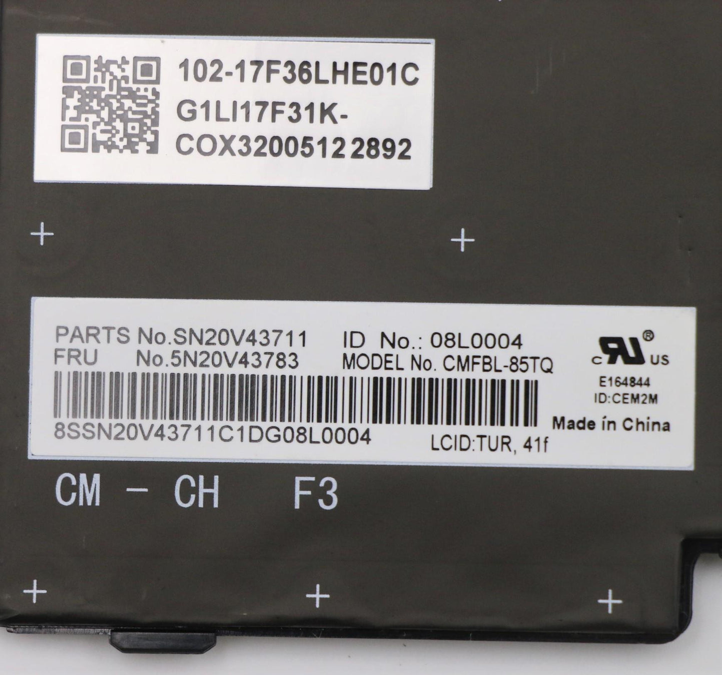 Lenovo Cmfl-Cs20,Bk-Bl,Chy,Tur - 5N20V43783