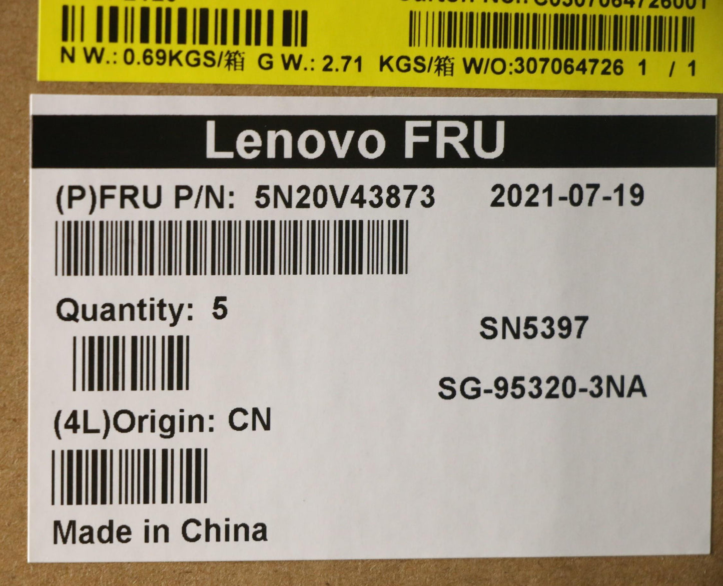 Lenovo Cmfl-Cs20,Bk-Nbl,Ltn,Ara - 5N20V43873