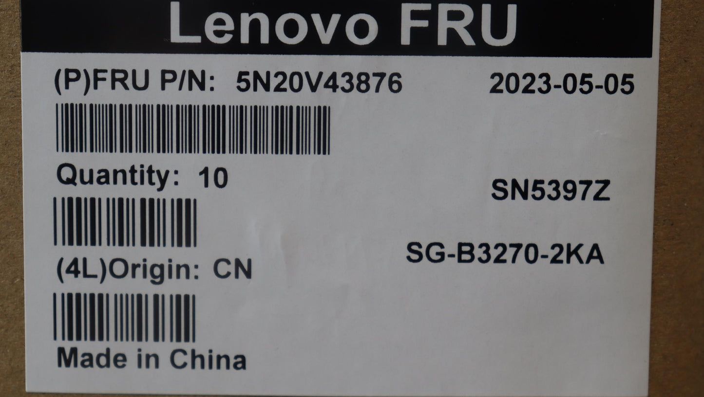 Lenovo Cmfl-Cs20,Bk-Nbl,Ltn,Den - 5N20V43876