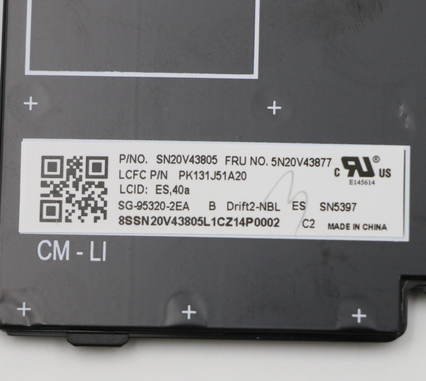 Lenovo Cmfl-Cs20,Bk-Nbl,Ltn,Spa - 5N20V43877