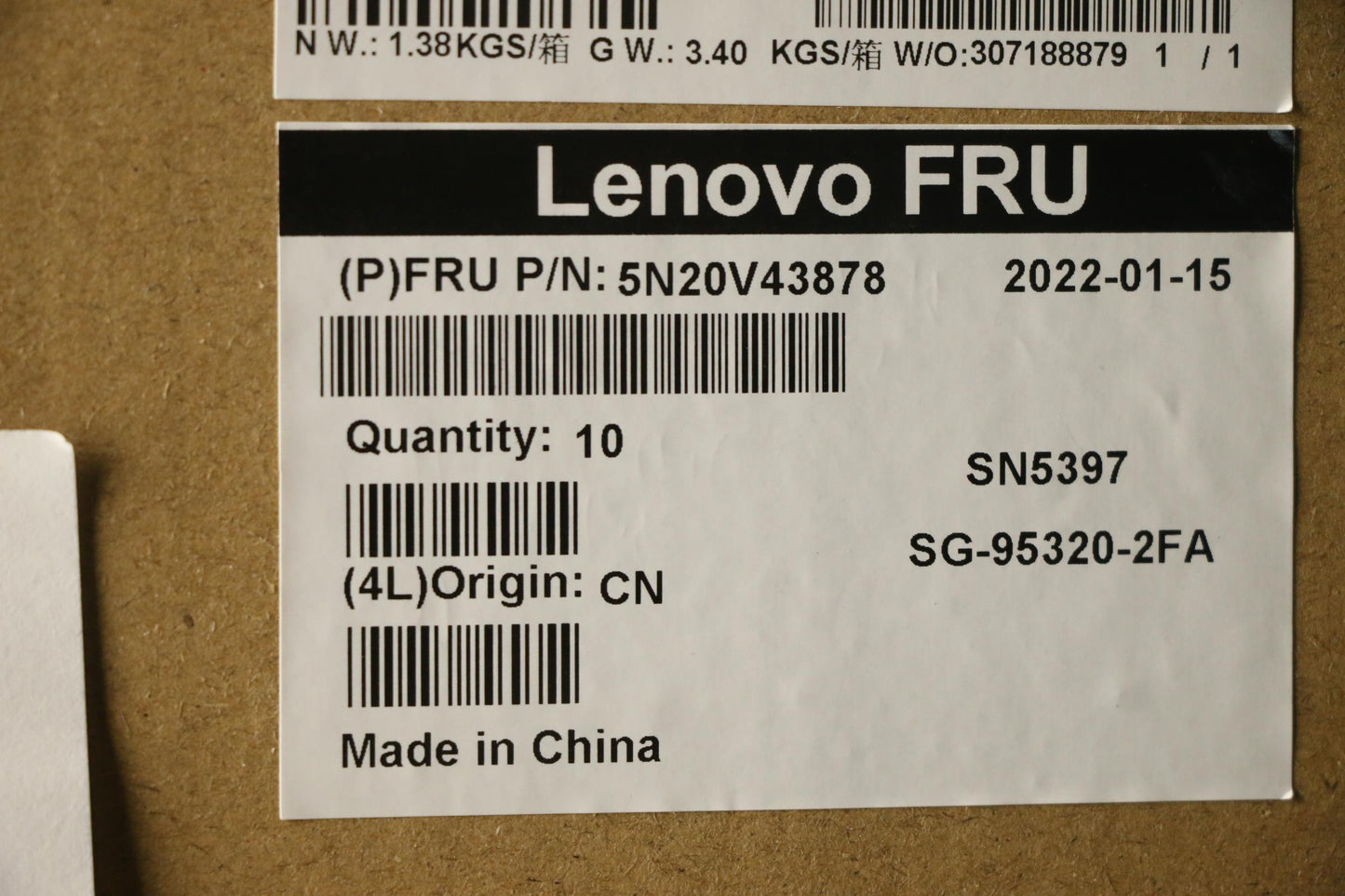 Lenovo Cmfl-Cs20,Bk-Nbl,Ltn,Fra - 5N20V43878