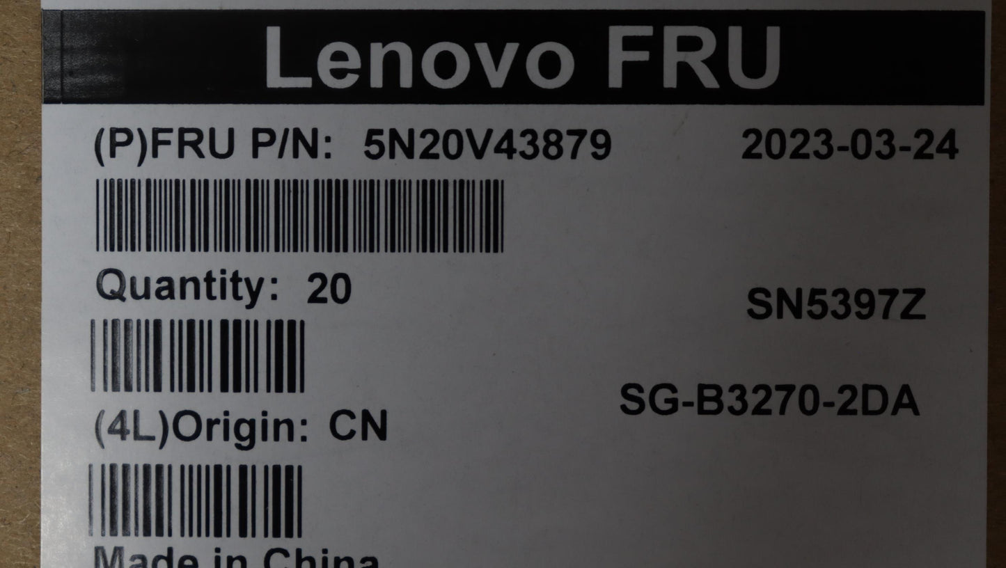 Lenovo Cmfl-Cs20,Bk-Nbl,Ltn,Ger - 5N20V43879