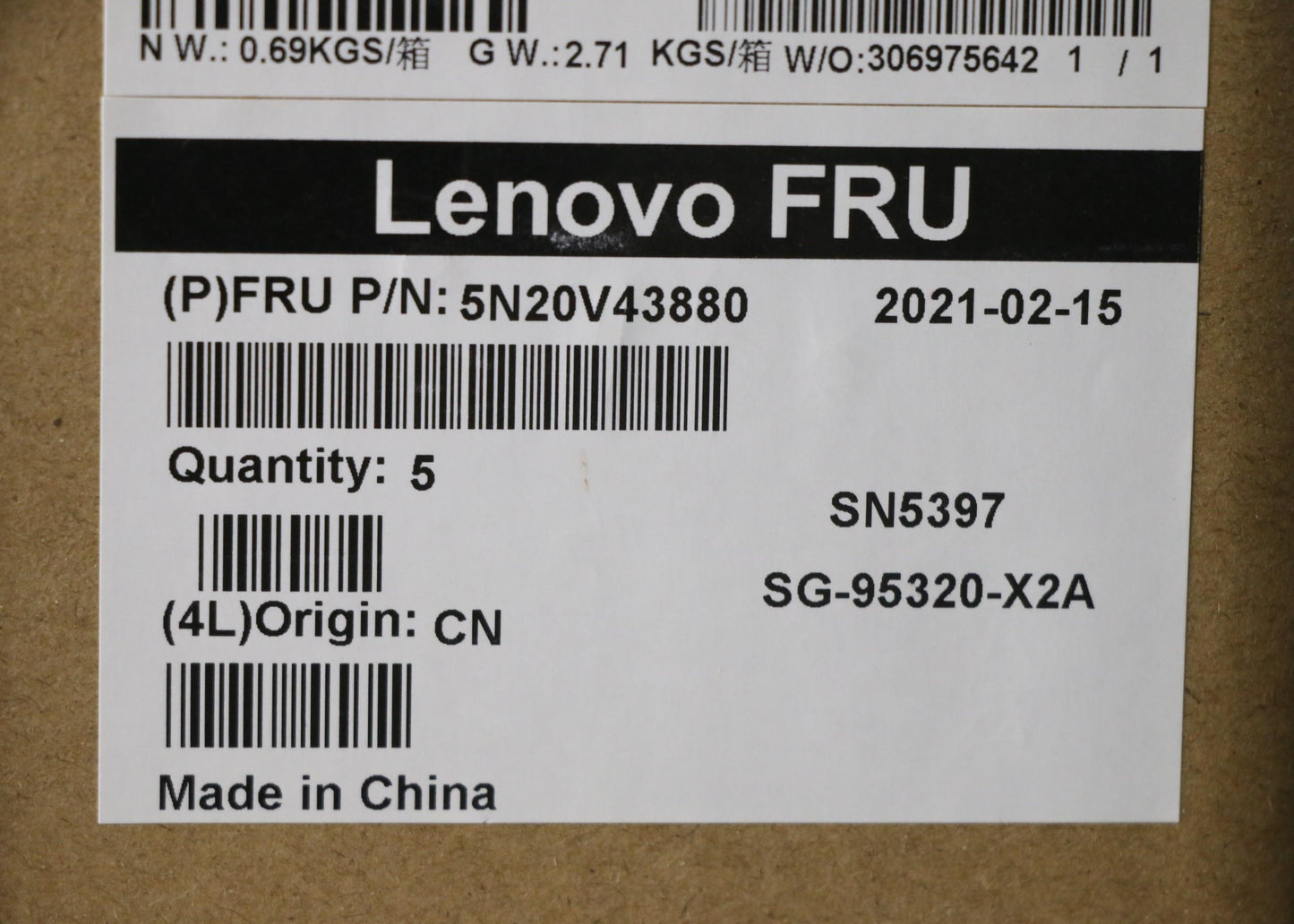 Lenovo Cmfl-Cs20,Bk-Nbl,Ltn,Gre - 5N20V43880