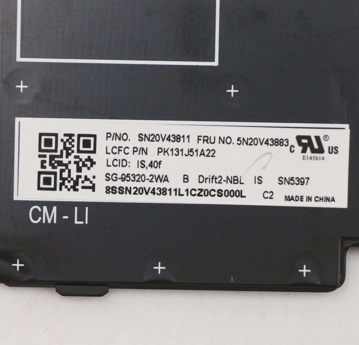 Lenovo Cmfl-Cs20,Bk-Nbl,Ltn,Ild - 5N20V43883