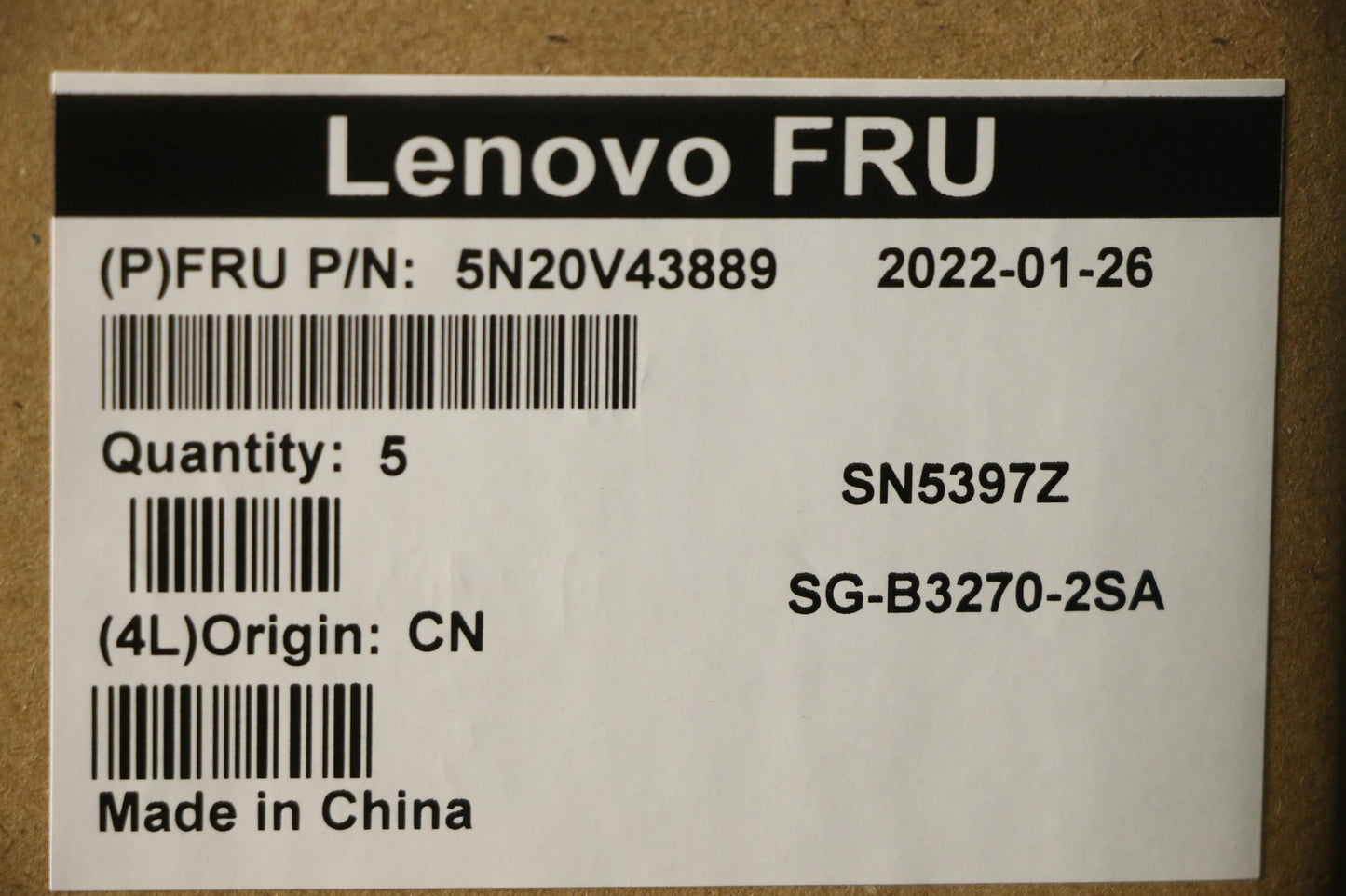 Lenovo Cmfl-Cs20,Bk-Nbl,Ltn,Swe/Fin - 5N20V43889