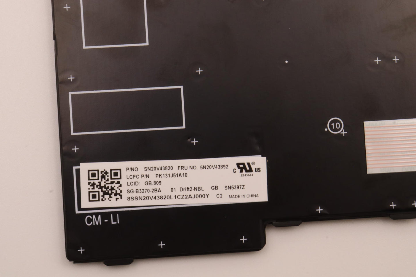 Lenovo Cmfl-Cs20,Bk-Nbl,Ltn,Uke - 5N20V43892