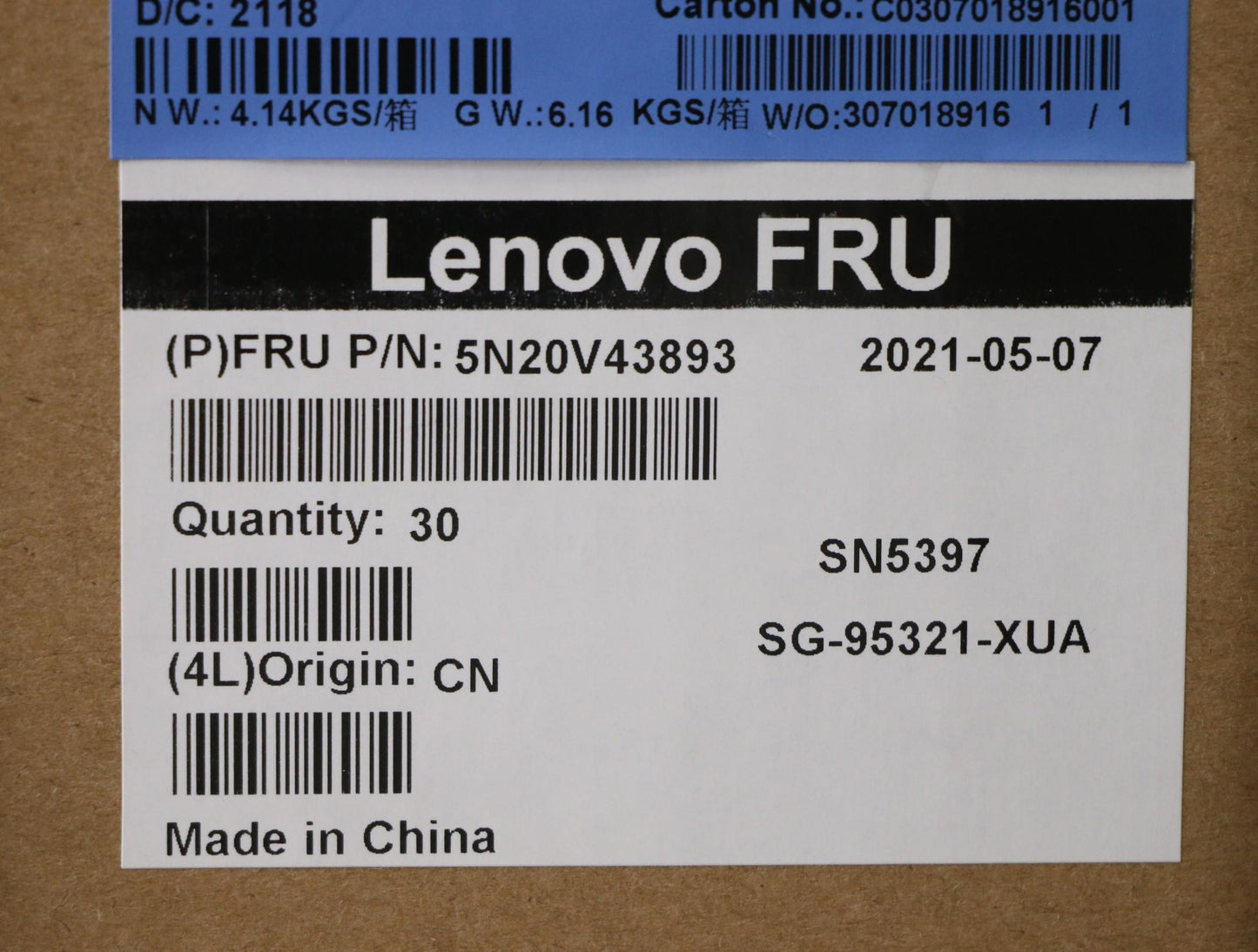 Lenovo Cmfl-Cs20,Bk-Nbl,Ltn,Euro Eng - 5N20V43893